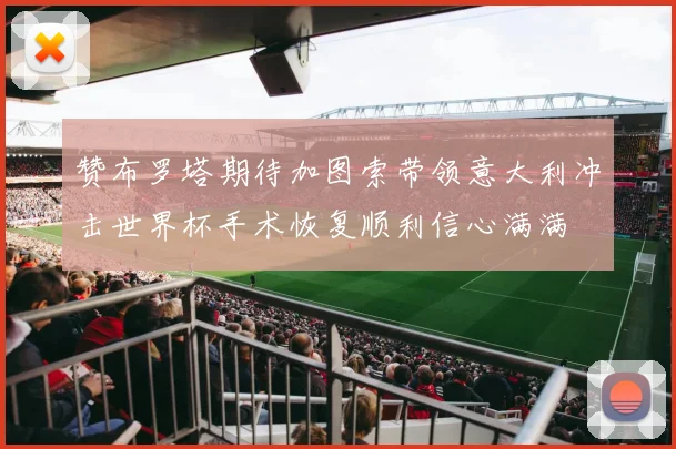 赞布罗塔期待加图索带领意大利冲击世界杯手术恢复顺利信心满满